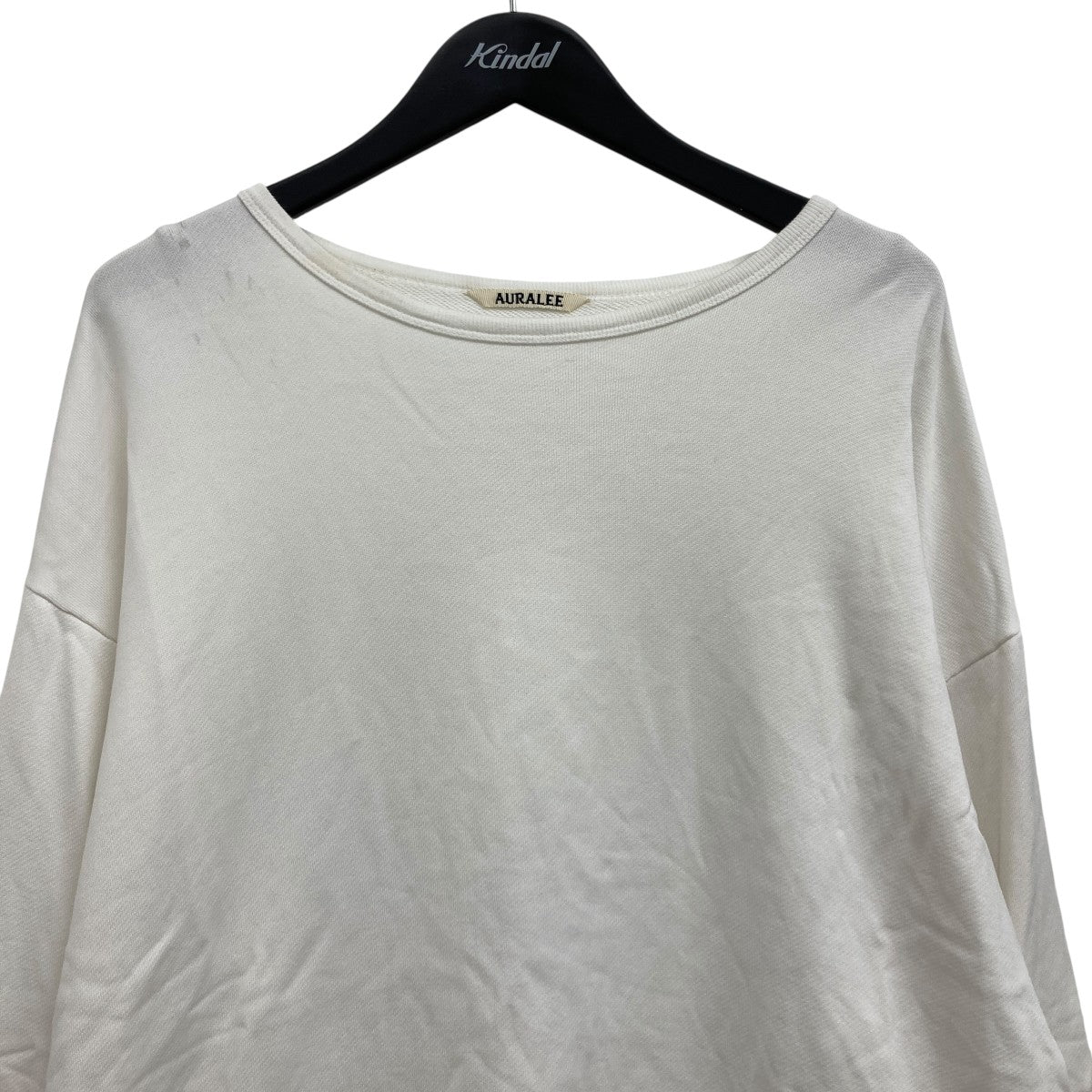 AURALEE LIGHT FLOWY ロングスリーブスウェット　サイズ1 美品 AURALEE(オーラリー) ロングスリーブスウェットカットソー