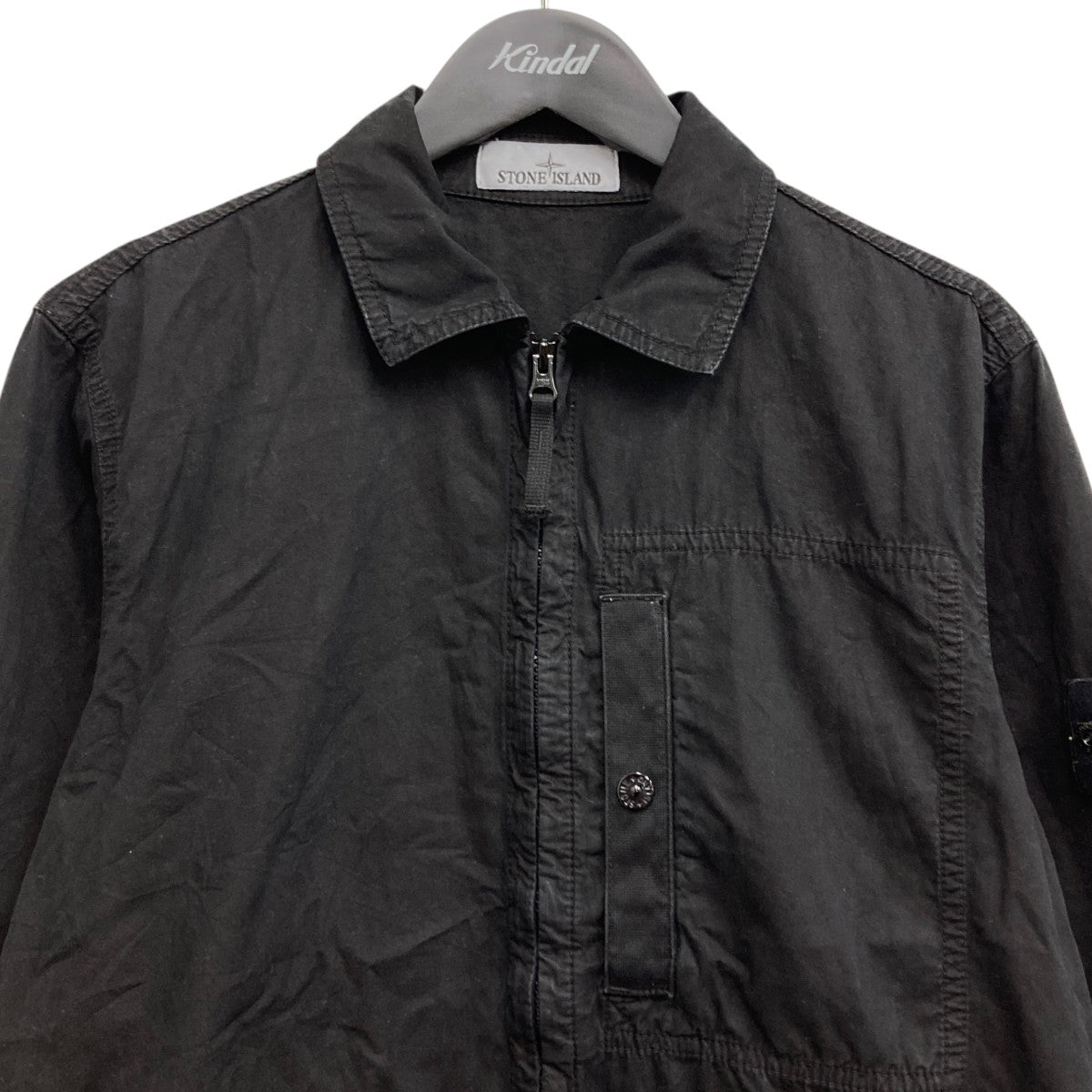 STONE ISLAND(ストーンアイランド) コットンジップアップシャツ