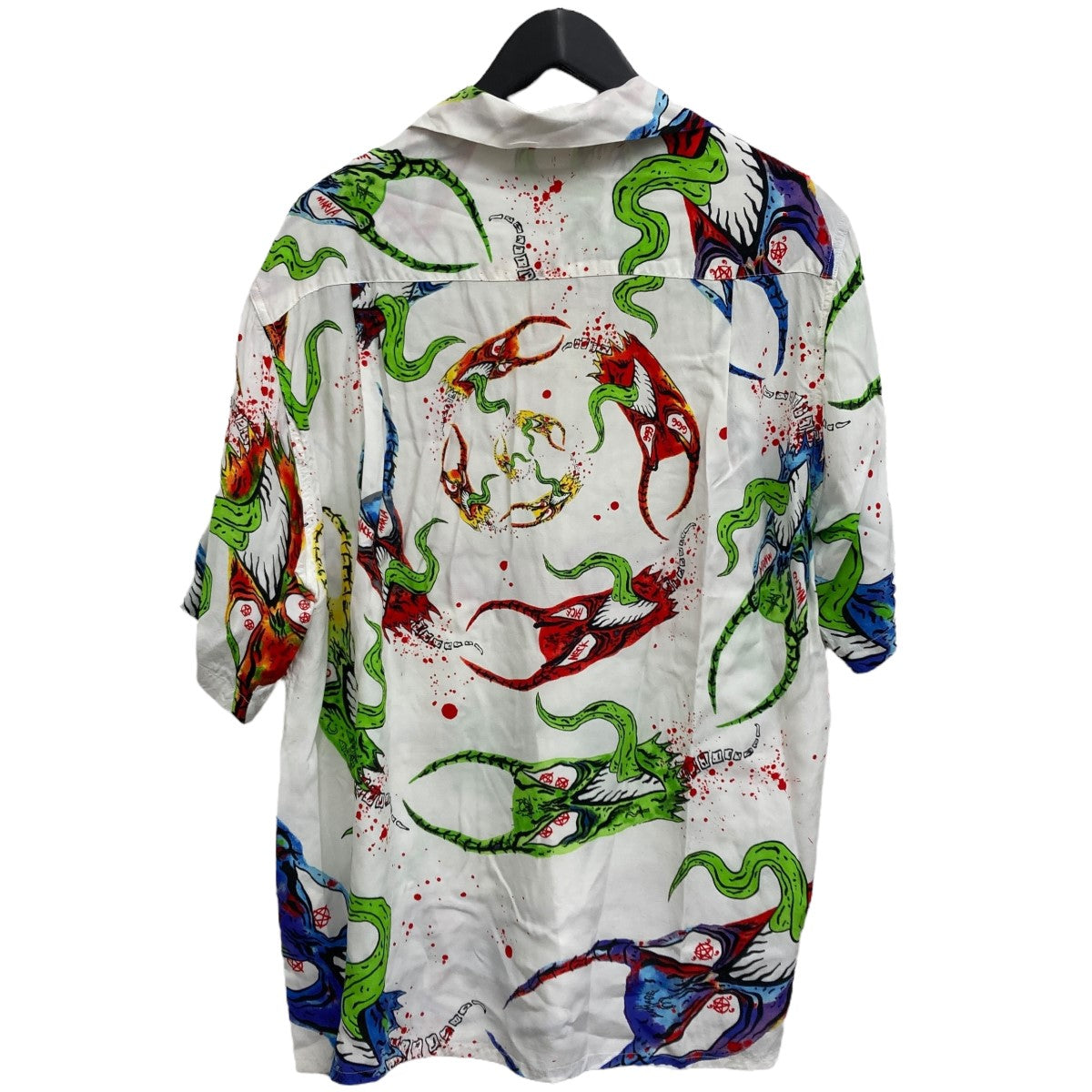 WACKO MARIA NECK FACEアロハシャツ 古着・中古-2枚目のアイテム画像