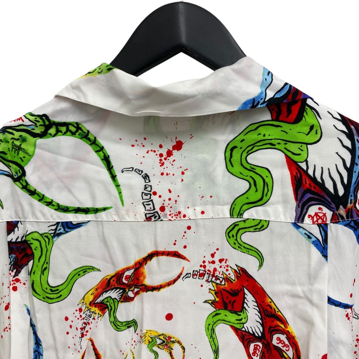 WACKO MARIA NECK FACEアロハシャツ 古着・中古-4枚目のアイテム画像