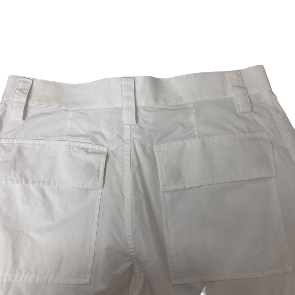 【アレキサンダーワン】ロゴ ワイドカーゴパンツ 綿 ホワイト 中古・古着通販】ALEXANDER WANG (アレキサンダーワン) ワイド