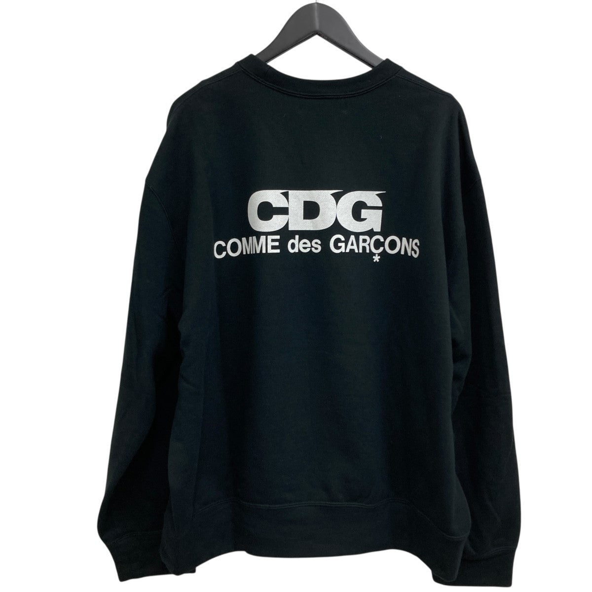 コムデギャルソンtricot スウェット　ブラック COMME des GARCONS(コムデギャルソン) バックプリントスウェット