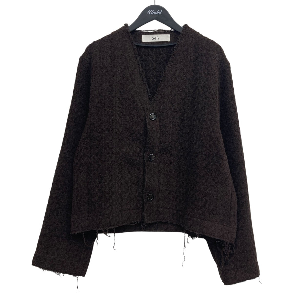 SEFR(セファ) ZOLA CARDIGAN ウールカーディガン SF-24FW-012