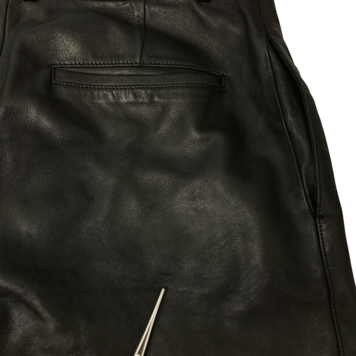 パンツ H BEAUTY&YOUTH sheep lether straight H BEAUTY＆YOUTH(エイチビューティアンドユース) SHEEP LETR