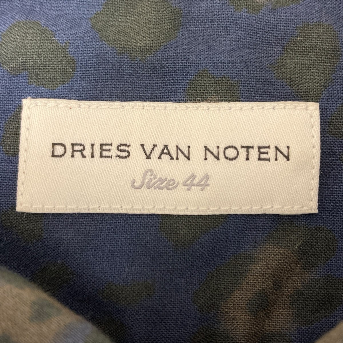 DRIES VAN NOTEN ライトブルー 長袖チュニック　試着のみ DRIES VAN NOTEN ライトブルー 長袖チュニック 試着のみ