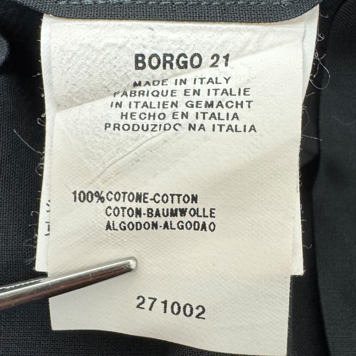 ジョルジオアルマーニ BORGO21 ホワイトシャツ 80's] 