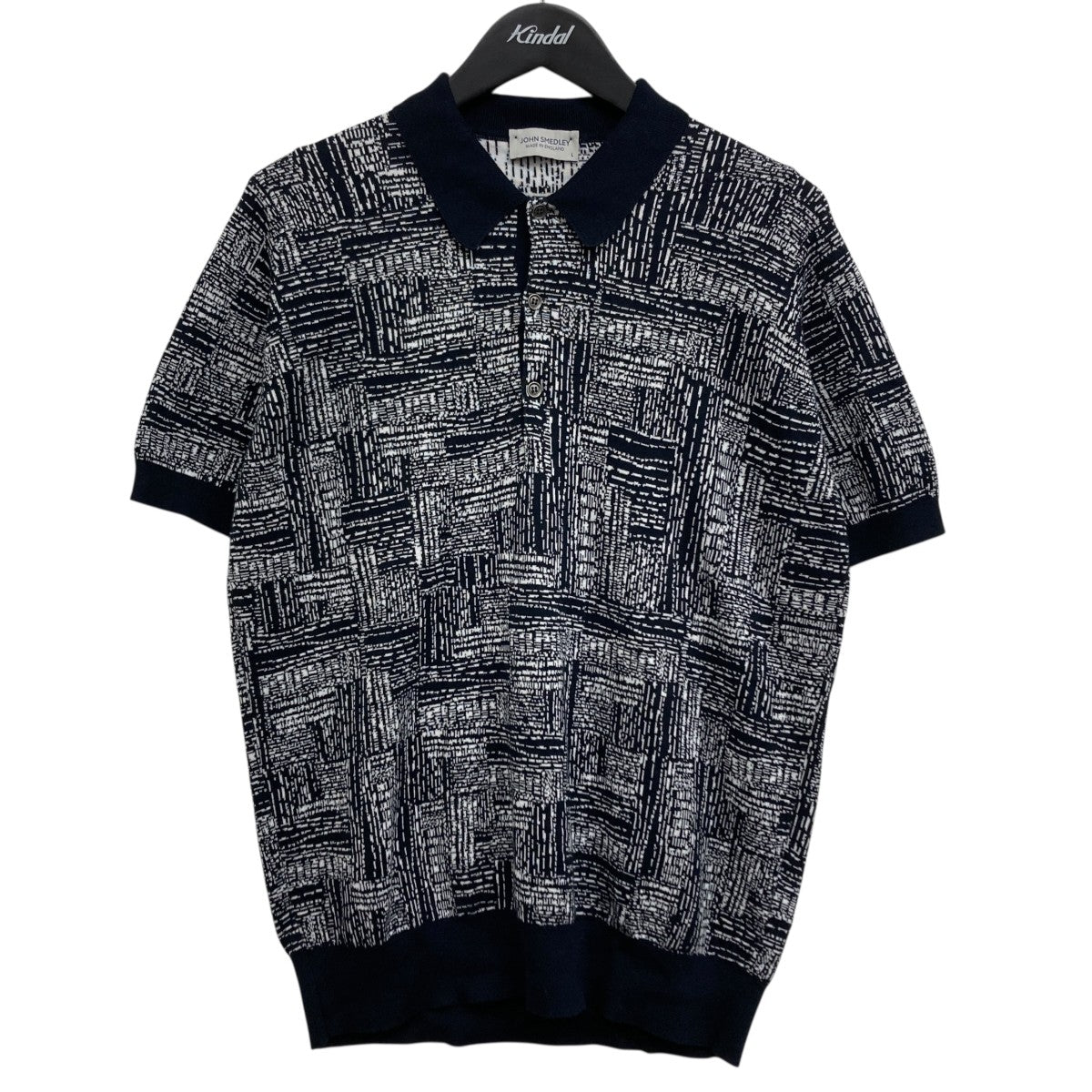 JOHN SMEDLEY(ジョンスメドレー) ニットポロシャツ ブラック