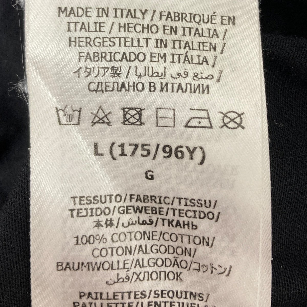 GUCCI スパンコールTシャツ 古着・中古-4枚目のアイテム画像