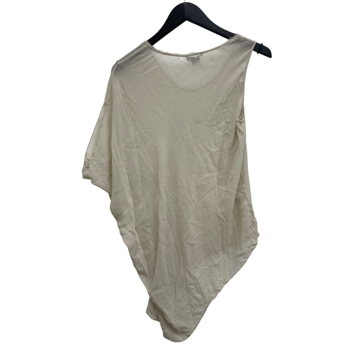 未使用 ヘルムート ラング ☆ シースルー コンビ タンクトップ S USA製 HELMUT LANG(ヘルムートラング) タンクトップ ベージュ サイズ S