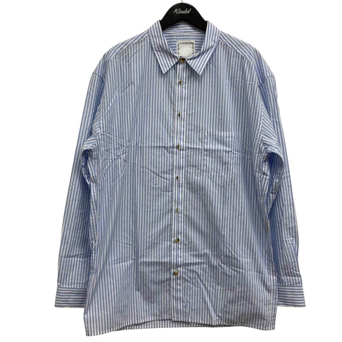 SASAKI SATORU 25SS ストライプシャツ 古着・中古-1枚目のアイテム画像