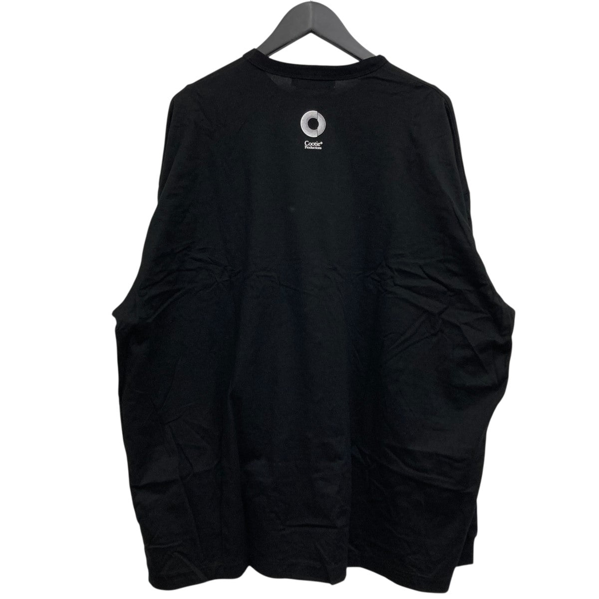 新品 COOTIE ピグメントダイ ロンT フーディー BLACK COOTIE 「Pigment Dyed L/S Hooded Tee」 ピグメントダイ