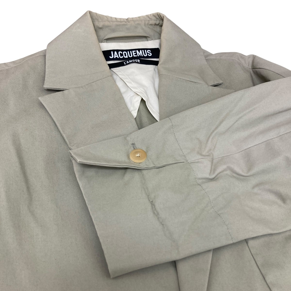 jacquemus ジャックムス　テーラード ノーカラージャケット　サイズ48 JACQUEMUS(ジャックムス) La Veste Camargue Blazer テーラード