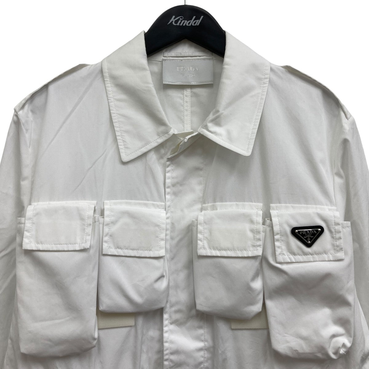 PRADA(プラダ) マルチポケットコットンサファリジャケット SGC553