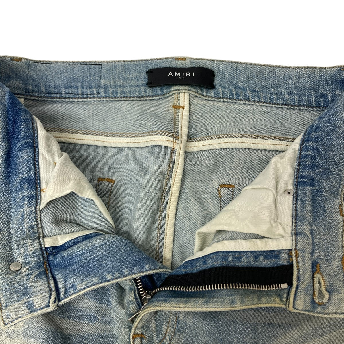 AMIRI(アミリ) パッチワークデニム インディゴ サイズ 31｜【公式