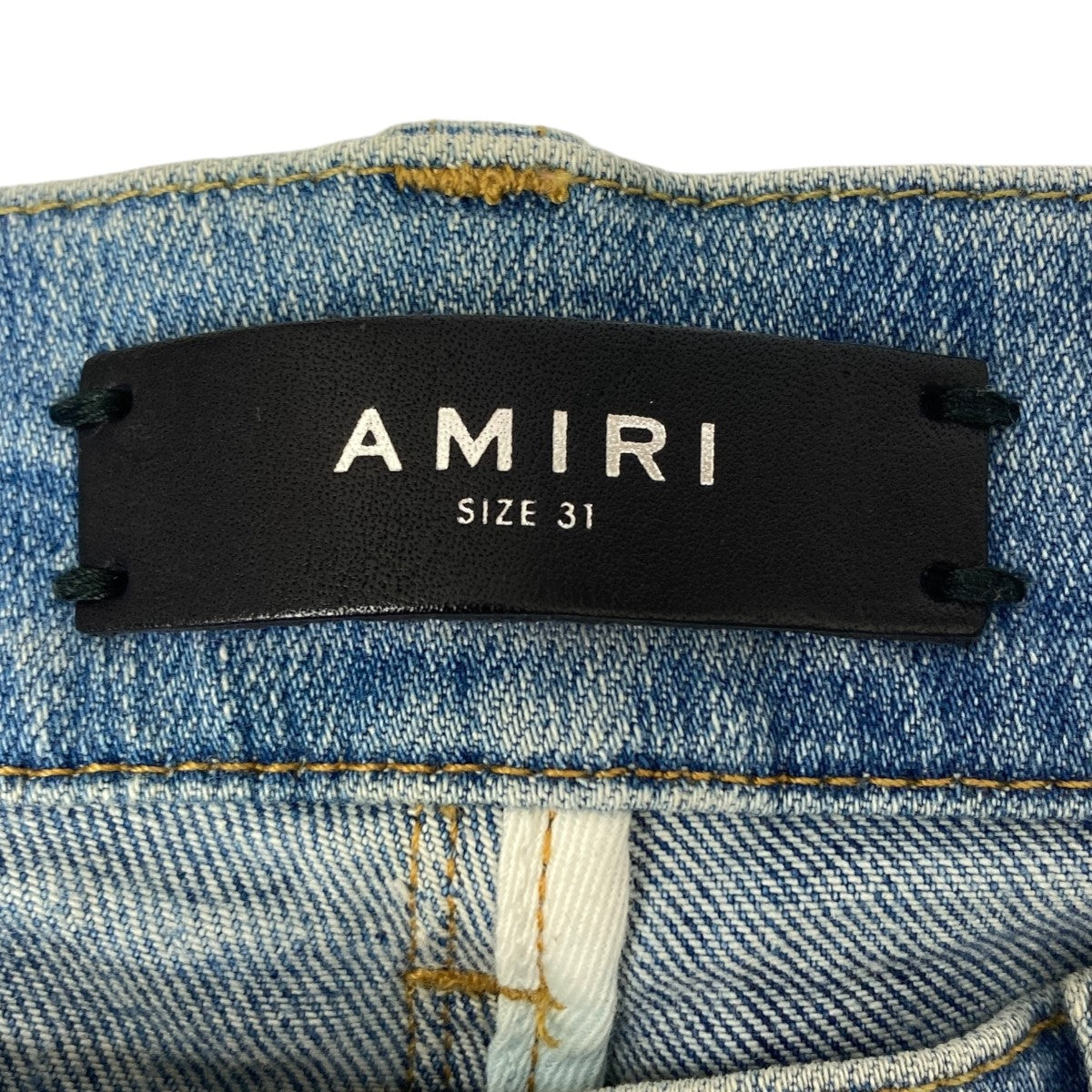 AMIRI アミリ　デニム　31 ペイント AMIRI(アミリ) ペイント加工デニムパンツ インディゴ サイズ 31