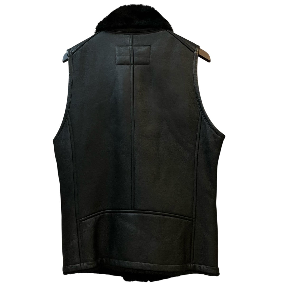 トップス 1PIU1UGUALE3 SPANISH MOUTON VEST 1piu1uguale3(ウノピゥウノウグァーレトレ) 「SPANISH MOUTON VEST