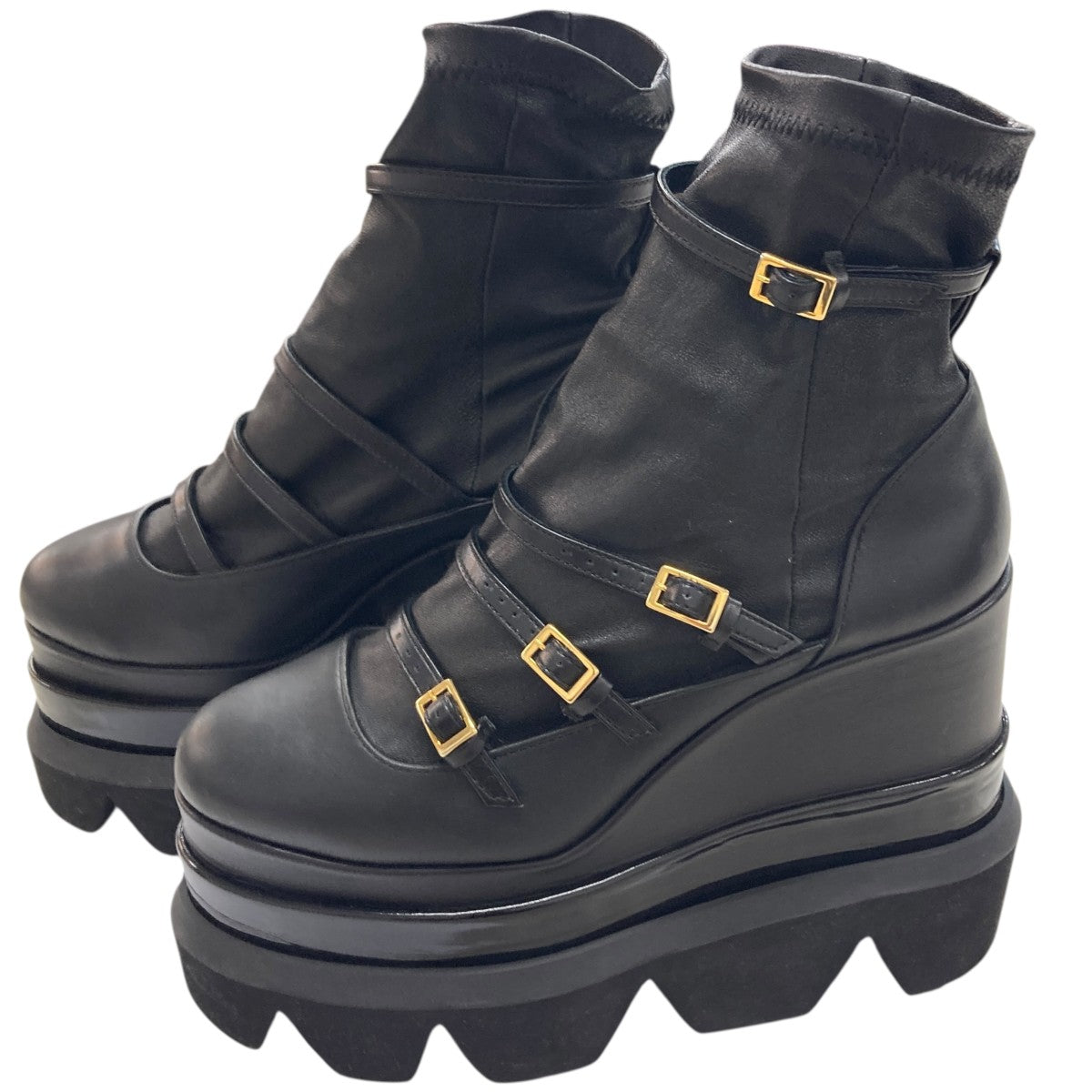 sacai(サカイ) 厚底ブーツ 21-05877 ブラック サイズ 37｜【公式