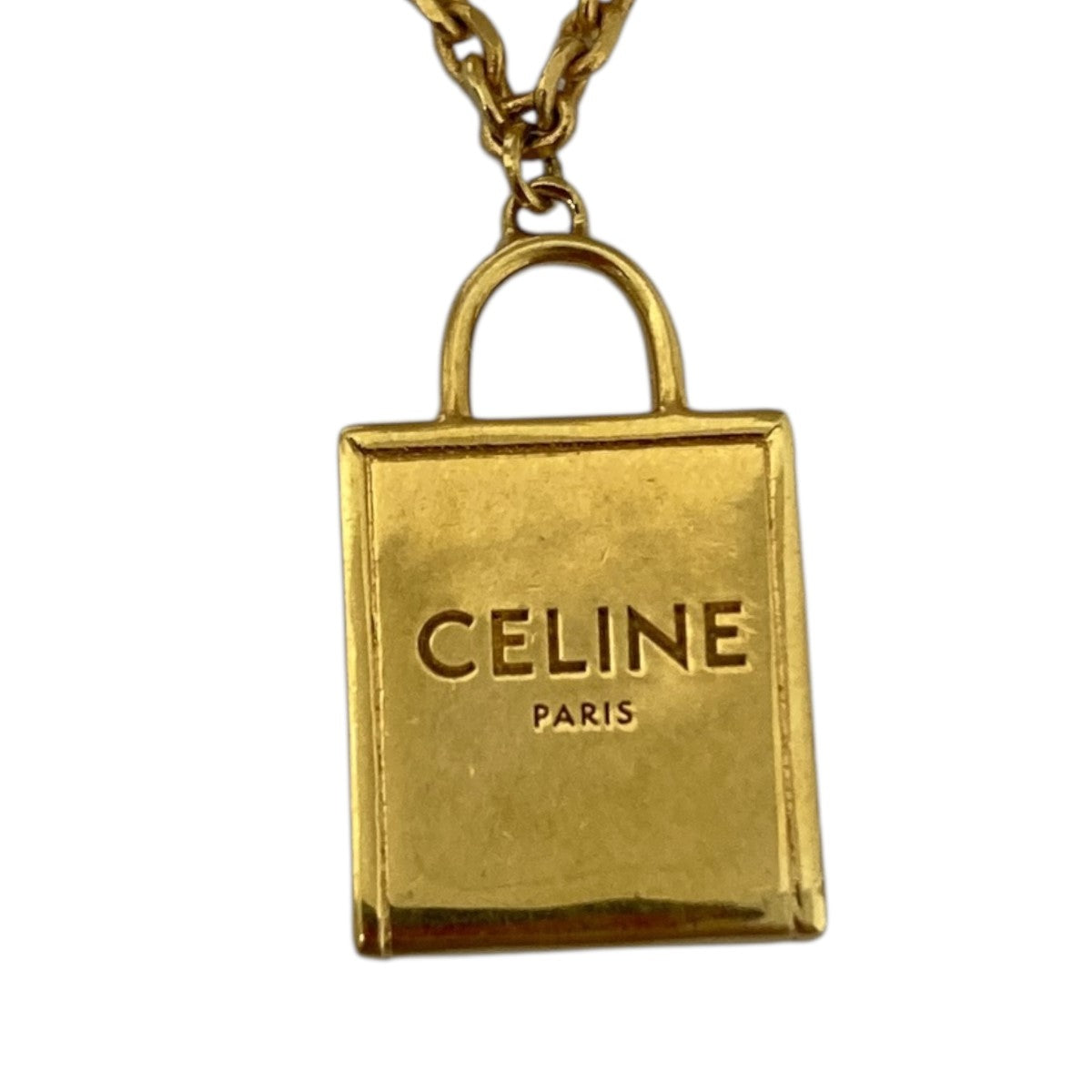 CELINE(セリーヌ) バッグモチーフブレスレット ゴールド サイズ