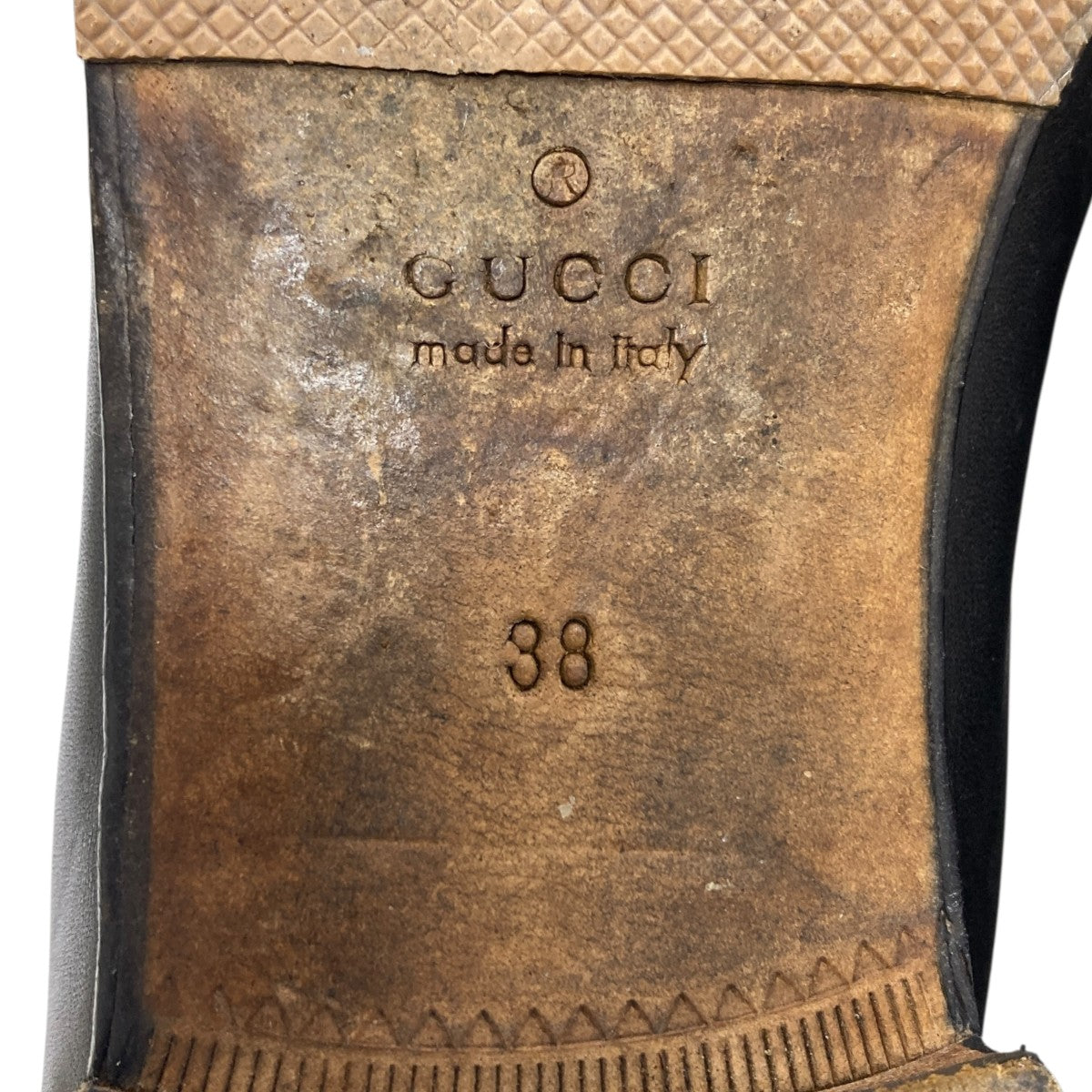 GUCCI(グッチ) ホースビットローファー ブラック サイズ 38