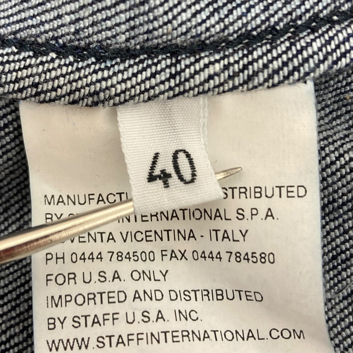 Maison Margiela デニムベスト Maison Margiela メゾン・マルジェラ ロングライン デニムベスト