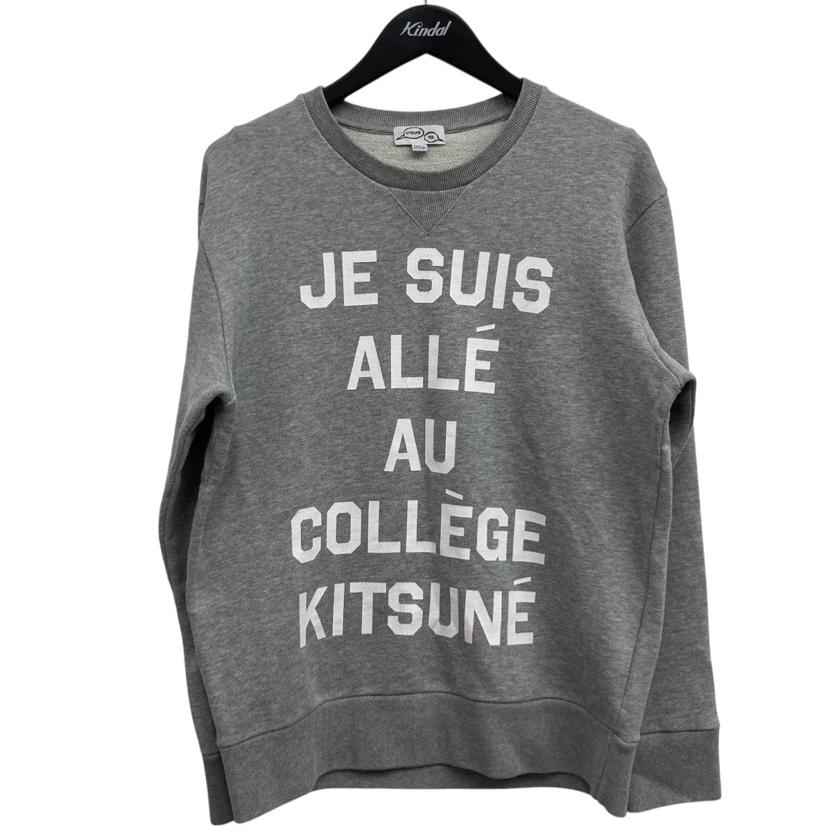MAISON KITSUNÉ フロントプリント スウェット M MAISON KITSUNÉ フロントプリント スウェット M MAISON KITSUNE