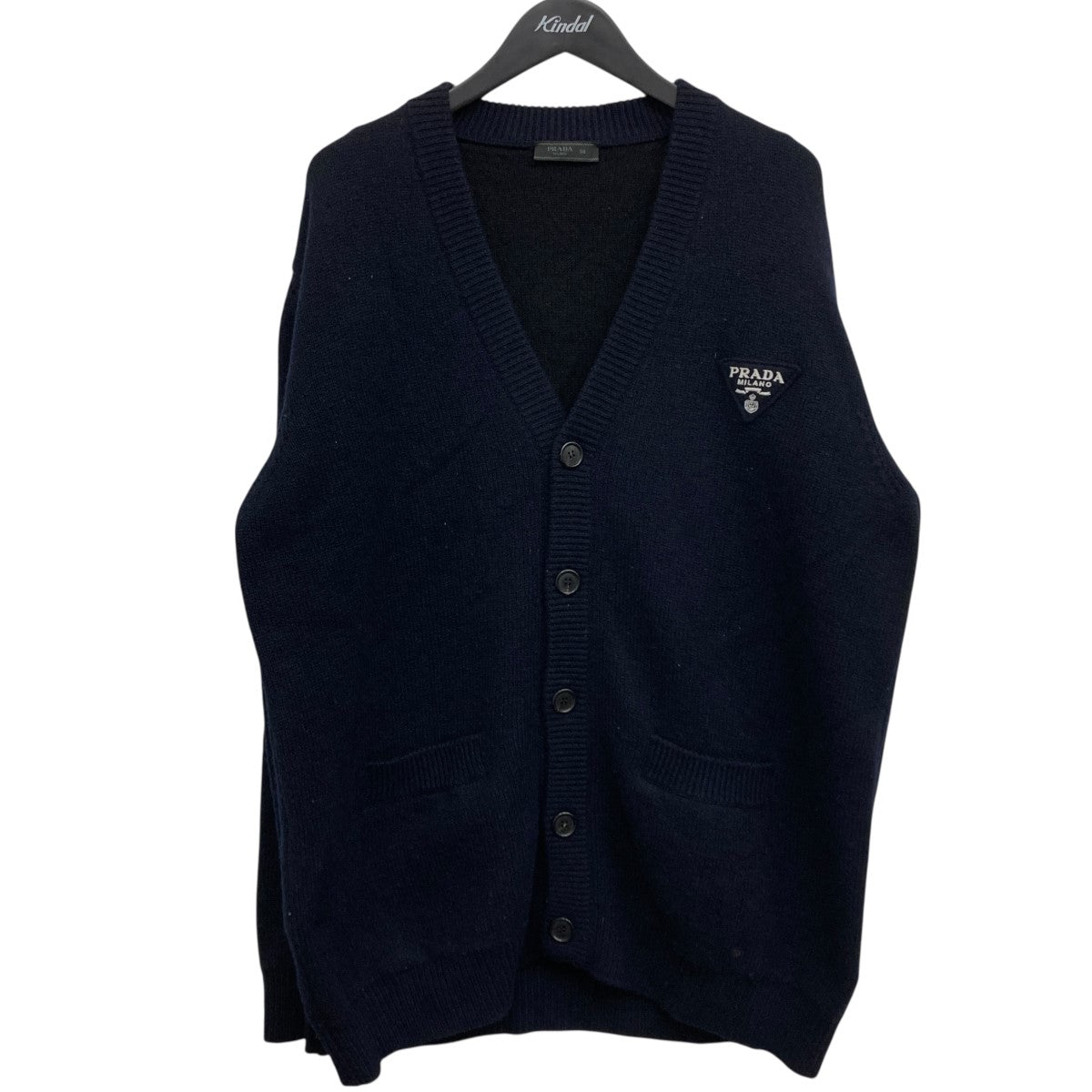プラダ　カーディガン　カシミヤ100 美品 PRADA(プラダ) 22AW カシミヤニットカーディガン UMG135