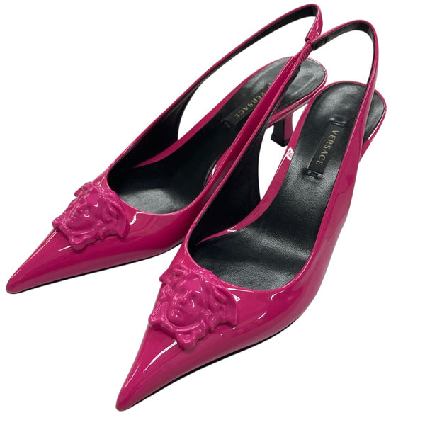VERSACE(ヴェルサーチ) ヒールパンプス ピンク サイズ -｜【公式