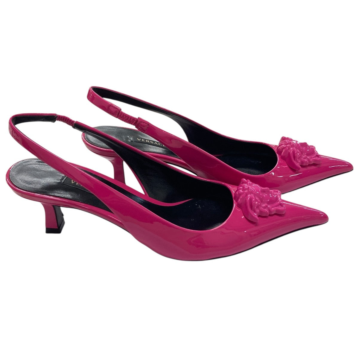 VERSACE(ヴェルサーチ) ヒールパンプス ピンク サイズ -｜【公式