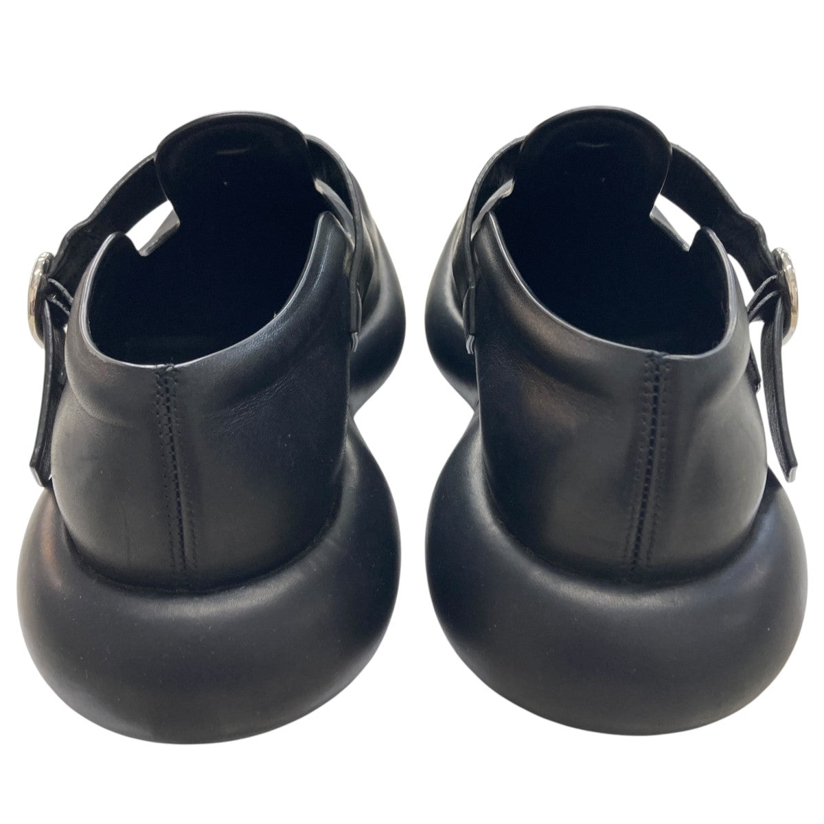 JIL SANDER ブラックレザー エナメル　ローファー　38 1/2 JIL SANDER - ジルサンダー/JIL SANDER シューズ メンズ カーフ