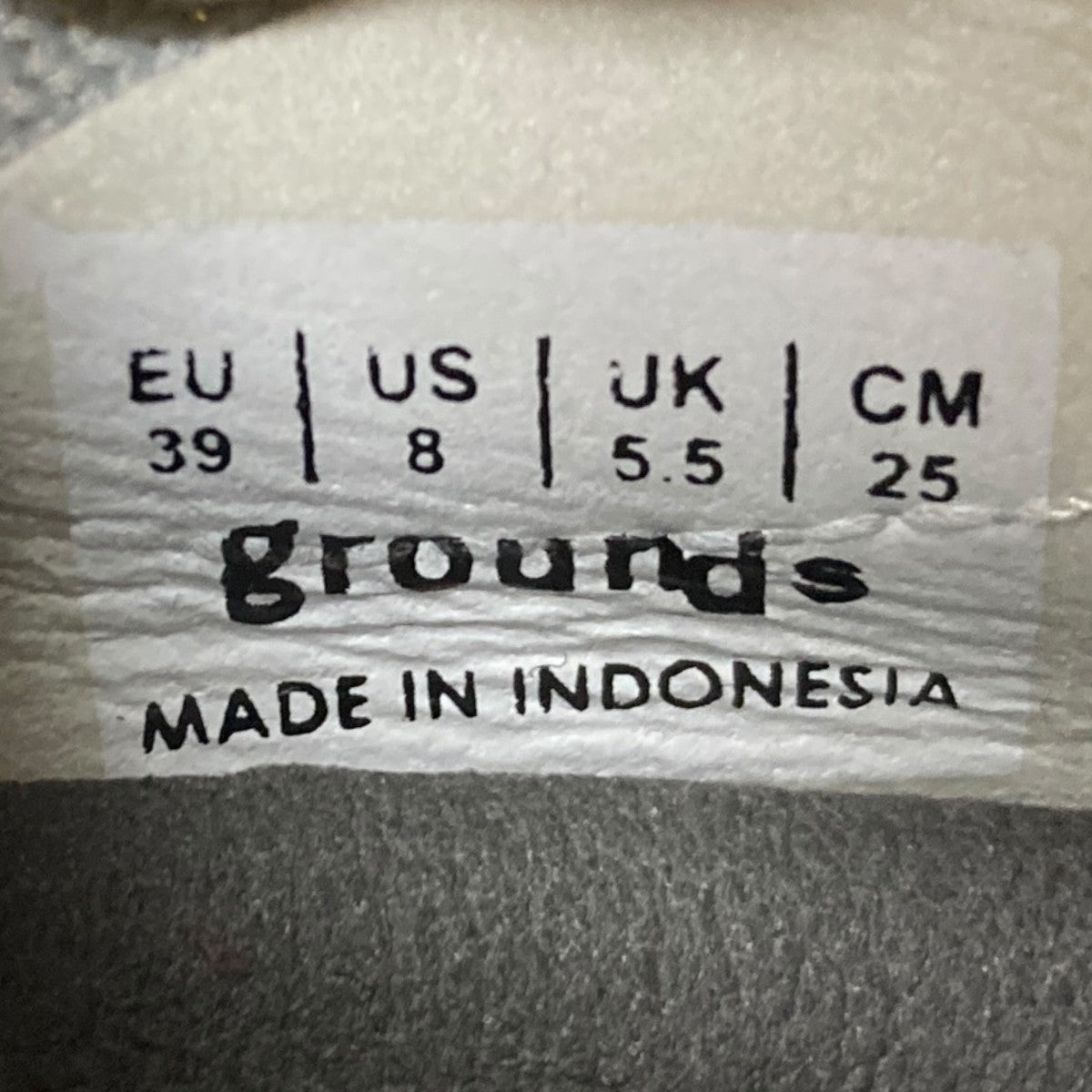 grounds ローカットスニーカー 古着・中古-7枚目のアイテム画像