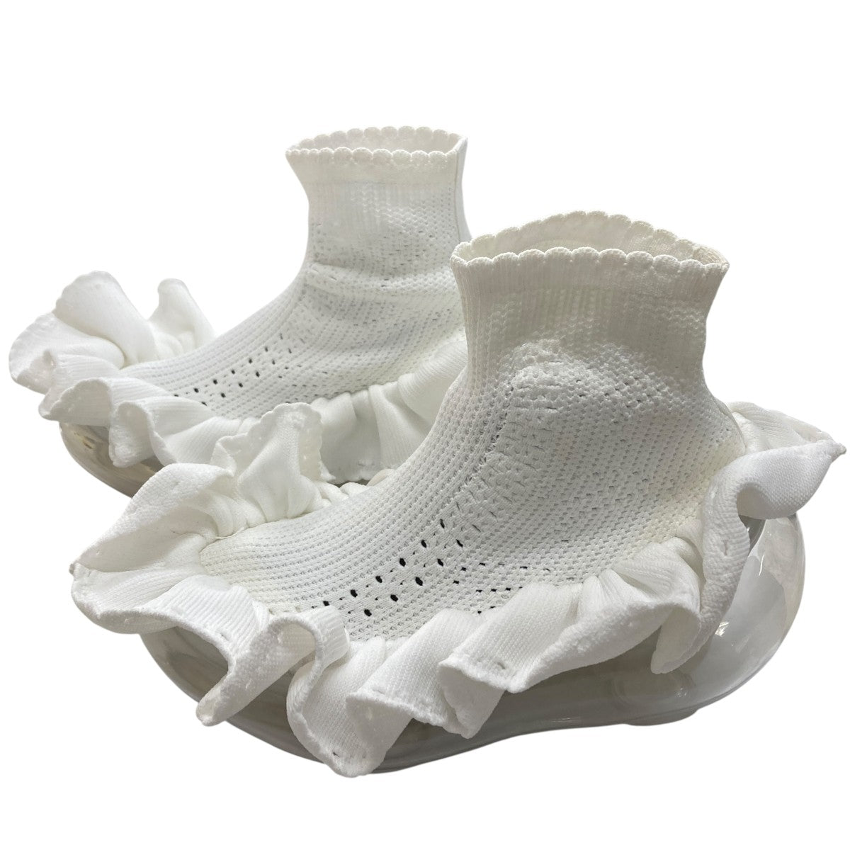 Jenny Fax(ジェニーファックス) 25SS ソックススニーカー ホワイト