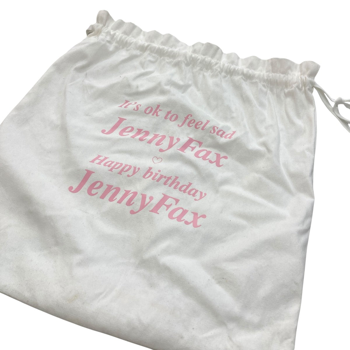 ［クリーニング済］ Jenny Fax ホワイト ショートブルゾン　希少 Jenny Fax(ジェニーファックス) 25SS ソックススニーカー
