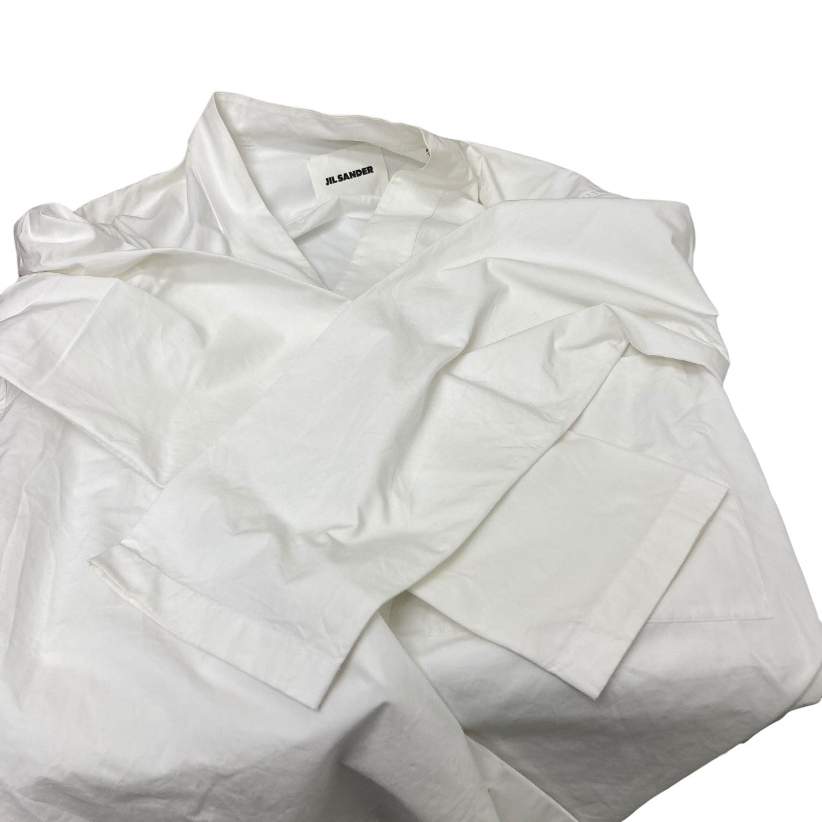 JIL SANDER(ジルサンダー) Kimono Collar シャツ JSMQ742726 ホワイト