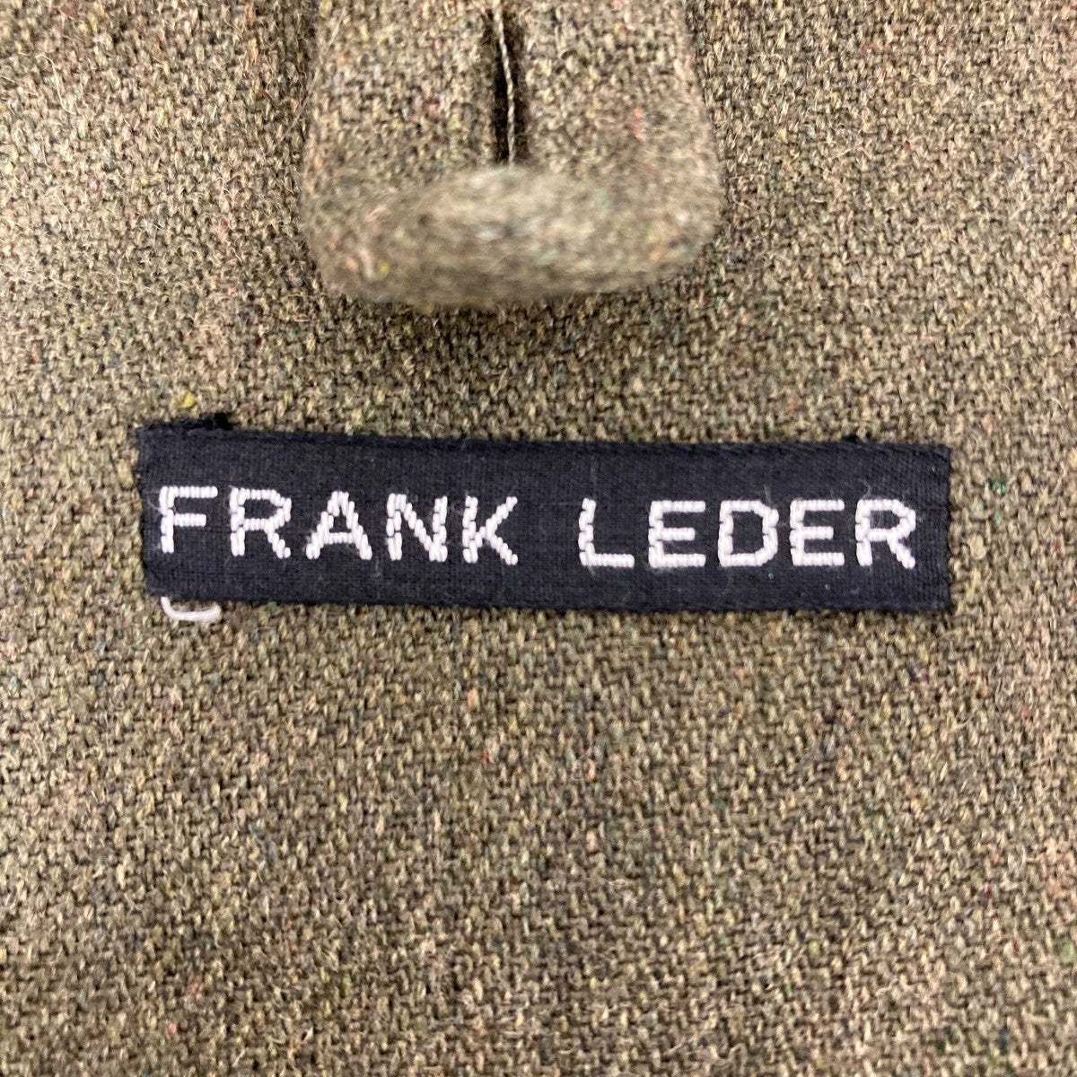 FRANKLEDER フランクリーダー　コート　ヘリンボーン　サイズS FRANK LEDERからヘリンボーンのモーターサイクルコート