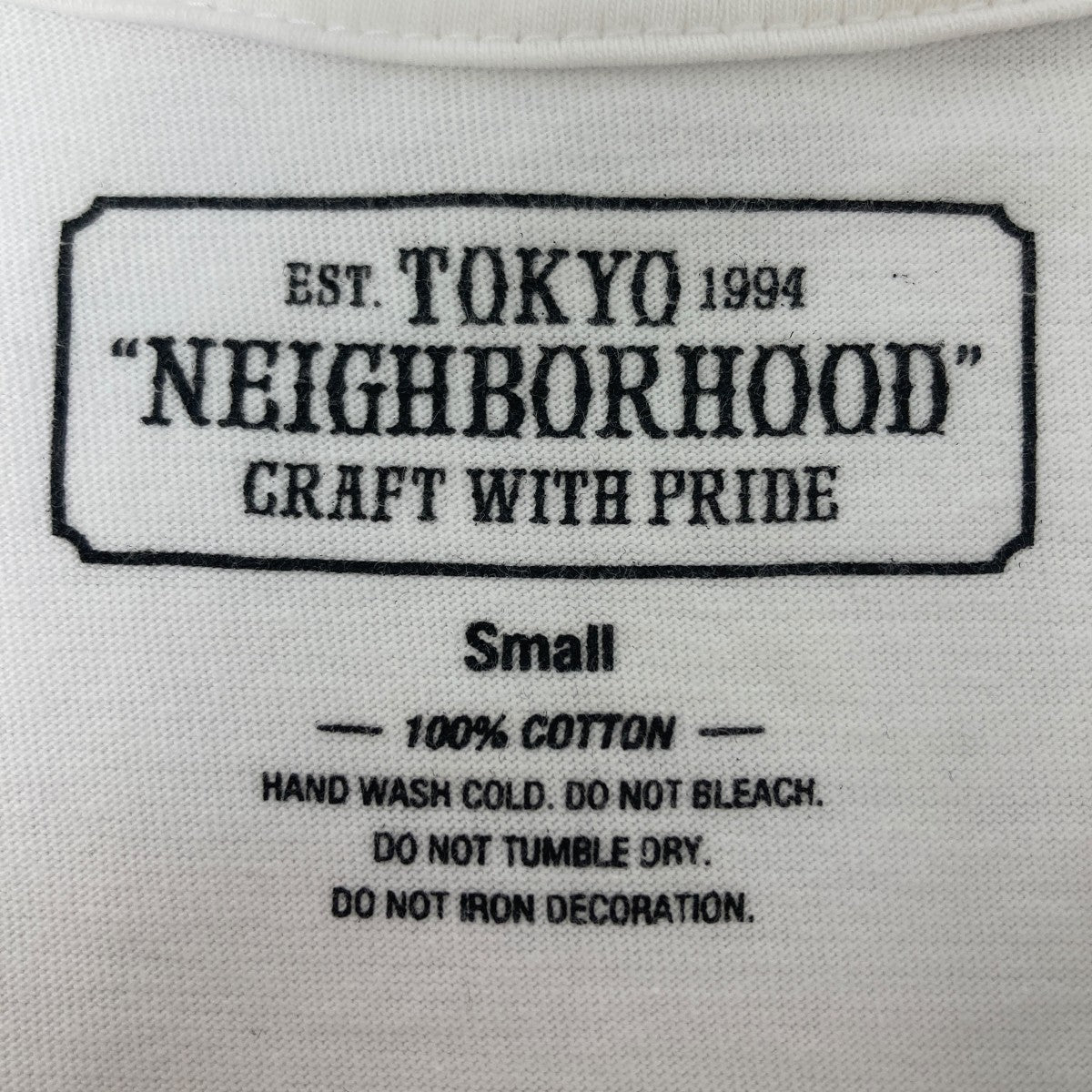 関税送料込【Neighborhood】プリントTシャツ NEIGHBORHOOD×CHALLENGER プリントTシャツ ホワイト サイズ S