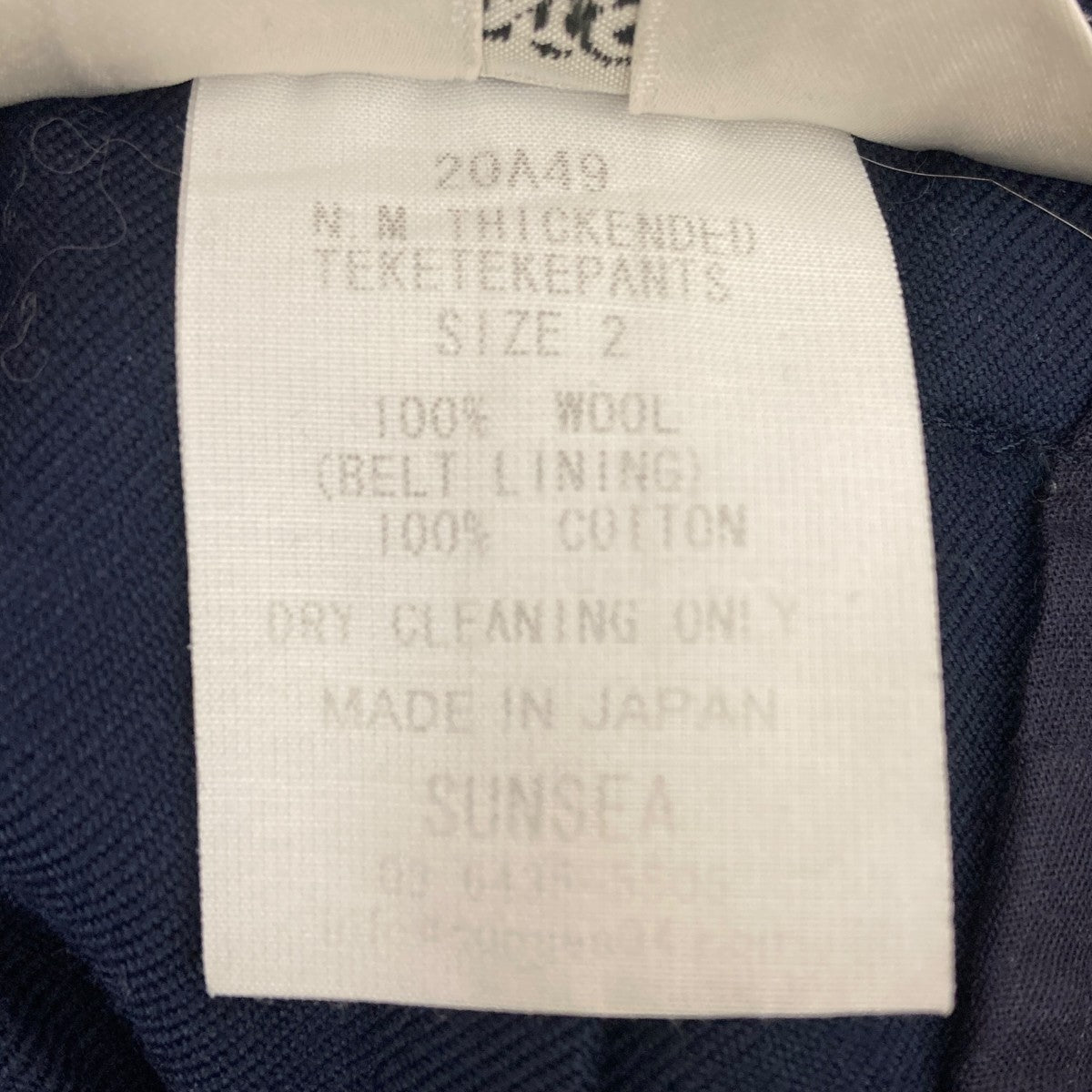 SUNSEA(サンシー) N．M THICKENED TEKETEKE PANTS テケテケ