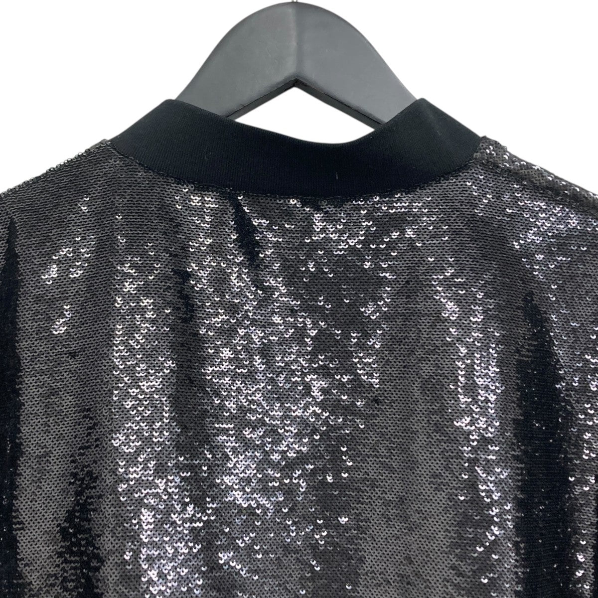 PRADA(プラダ) スパンコールジャケット SGB966 ブラック サイズ