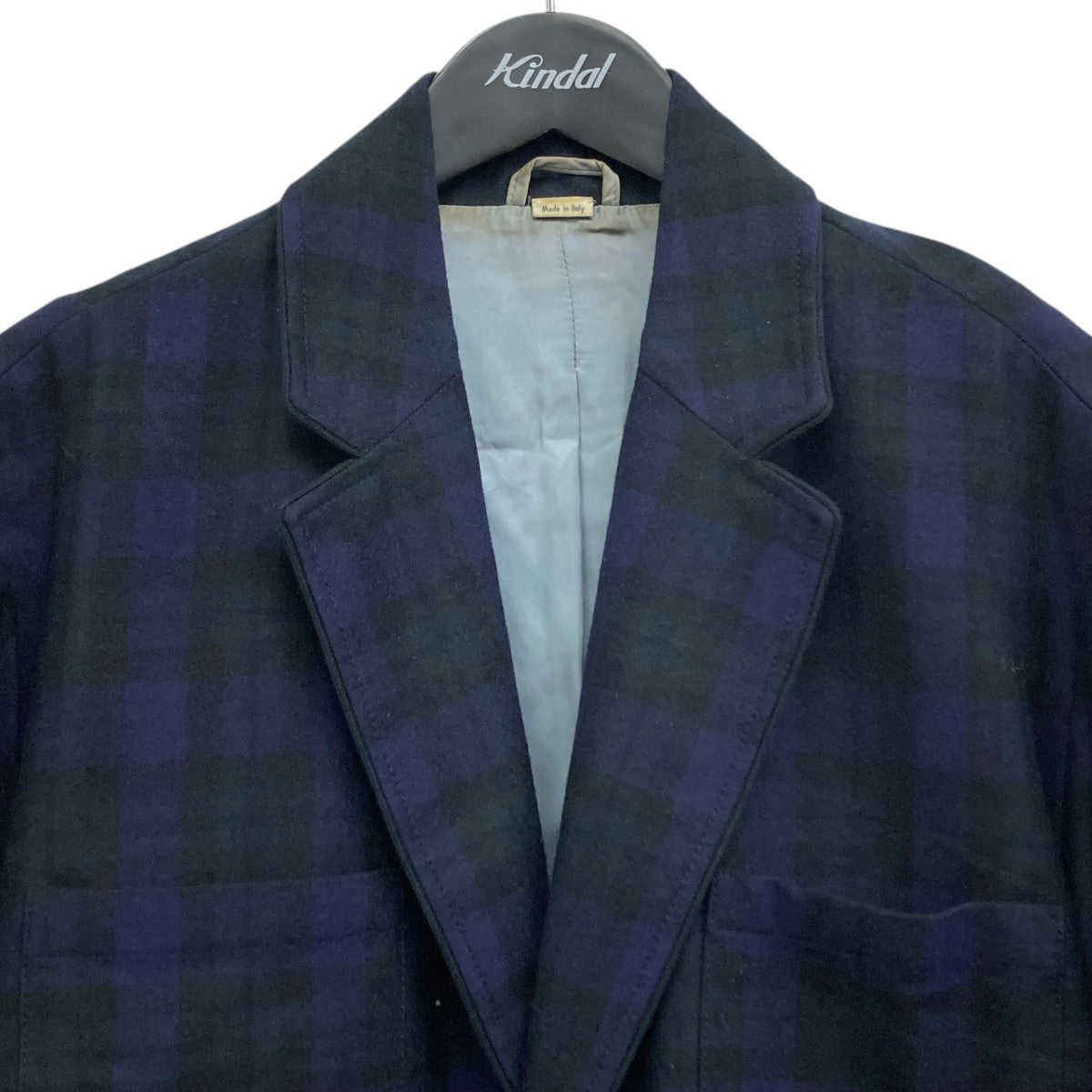 GUCCI(グッチ) チェスターコート ネイビー×ブラック サイズ 44