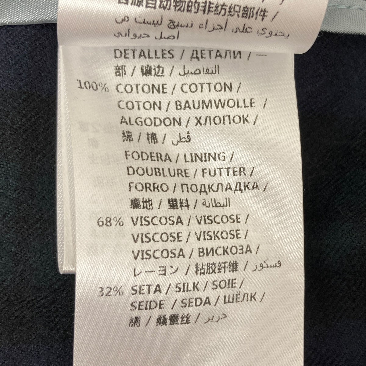 GUCCI(グッチ) チェスターコート ネイビー×ブラック サイズ 44