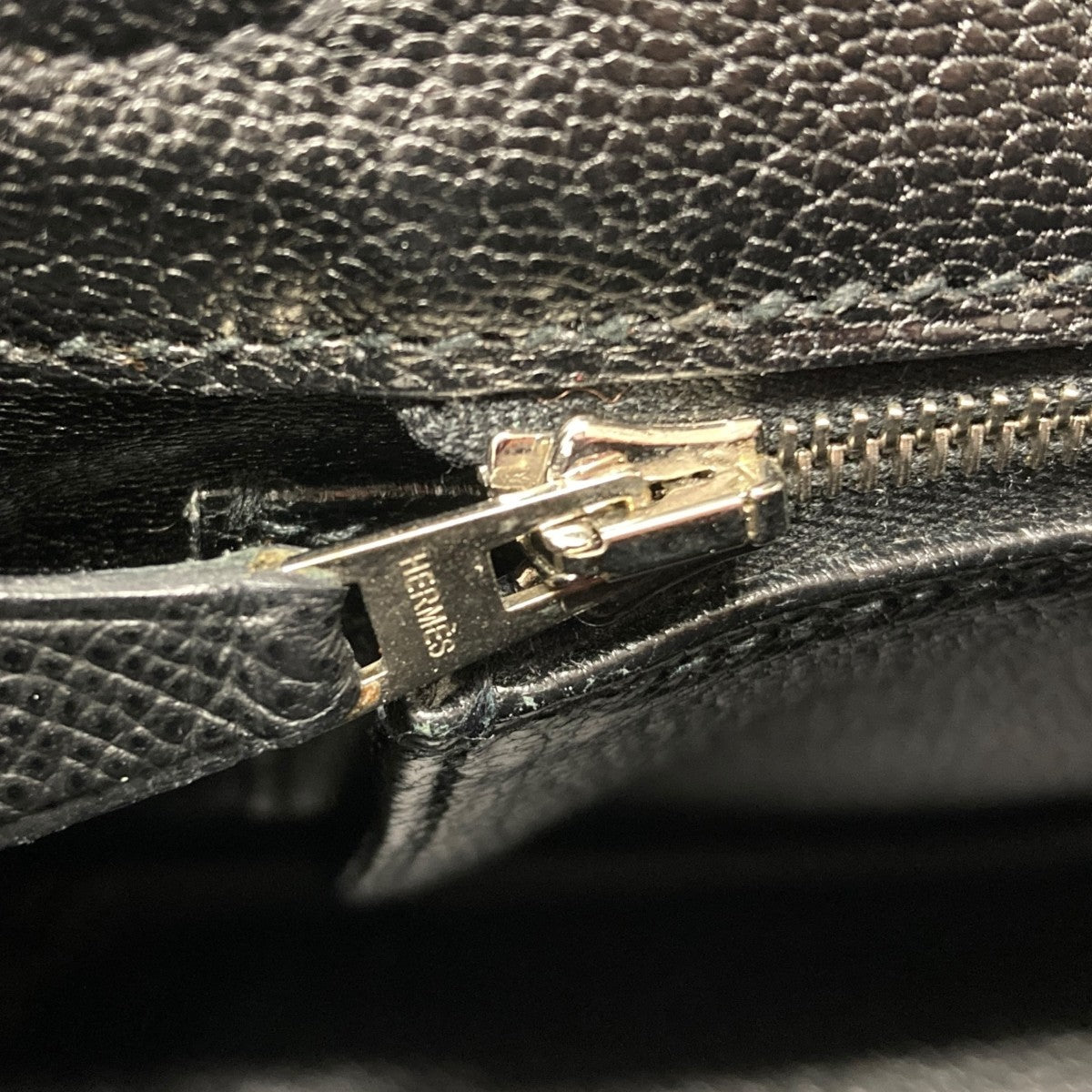 HERMES エルメス ベルト 90 ポロサス ブラック □J刻印：2006年 HERMES