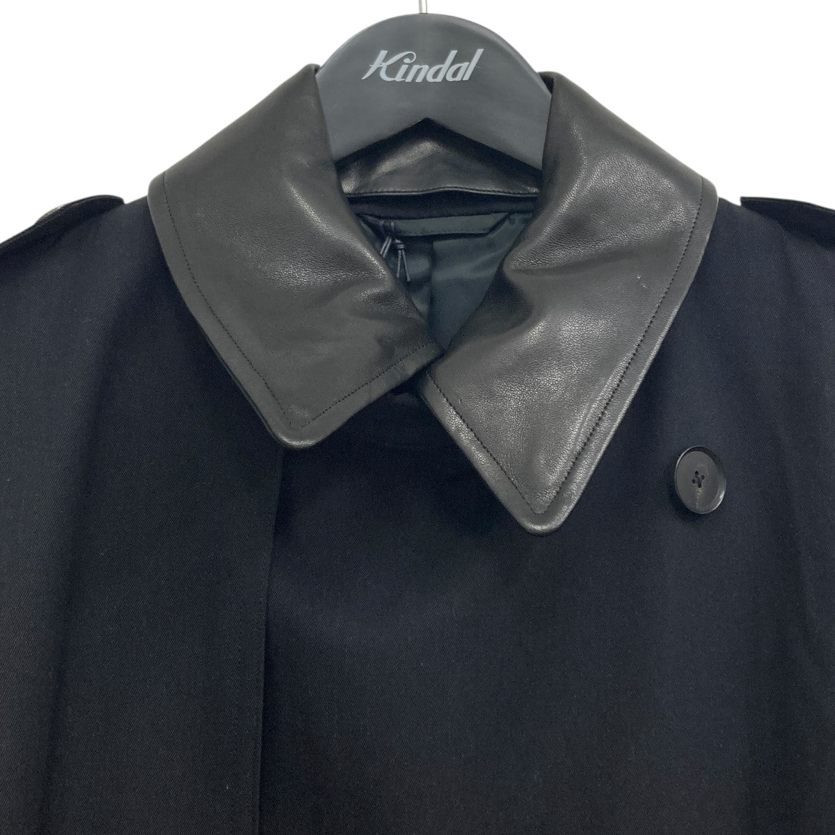 AURALEE(オーラリー) 25SS レザーカラートレンチコート