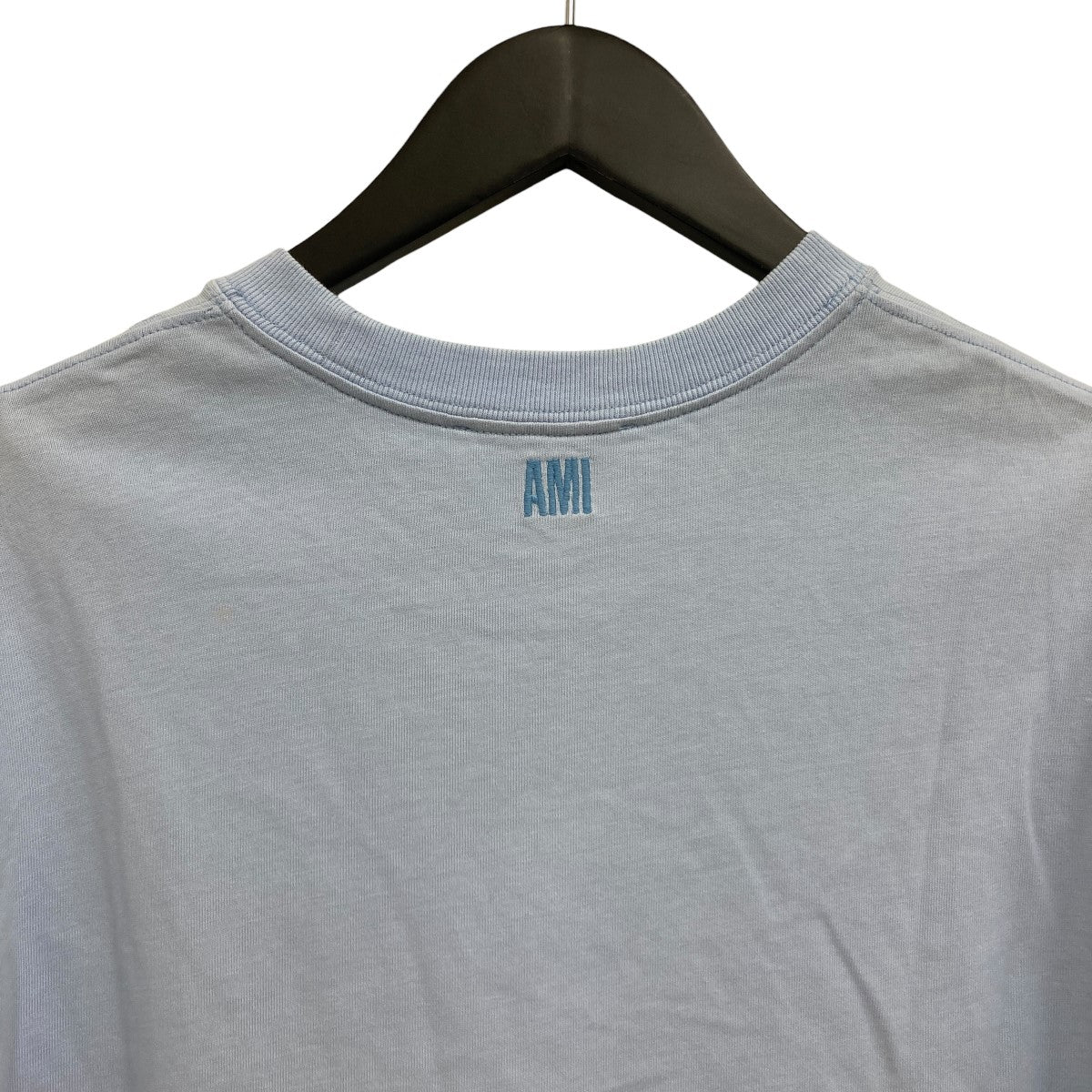 AMI Alexandre Mattiussi ハートロゴ刺繍Tシャツ 古着・中古-4枚目のアイテム画像