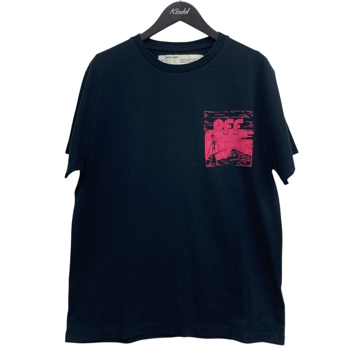 w*t様 Off-White グラフィックTシャツ ブラック OFFWHITE(オフホワイト) プリントTシャツ ブラック サイズ XS