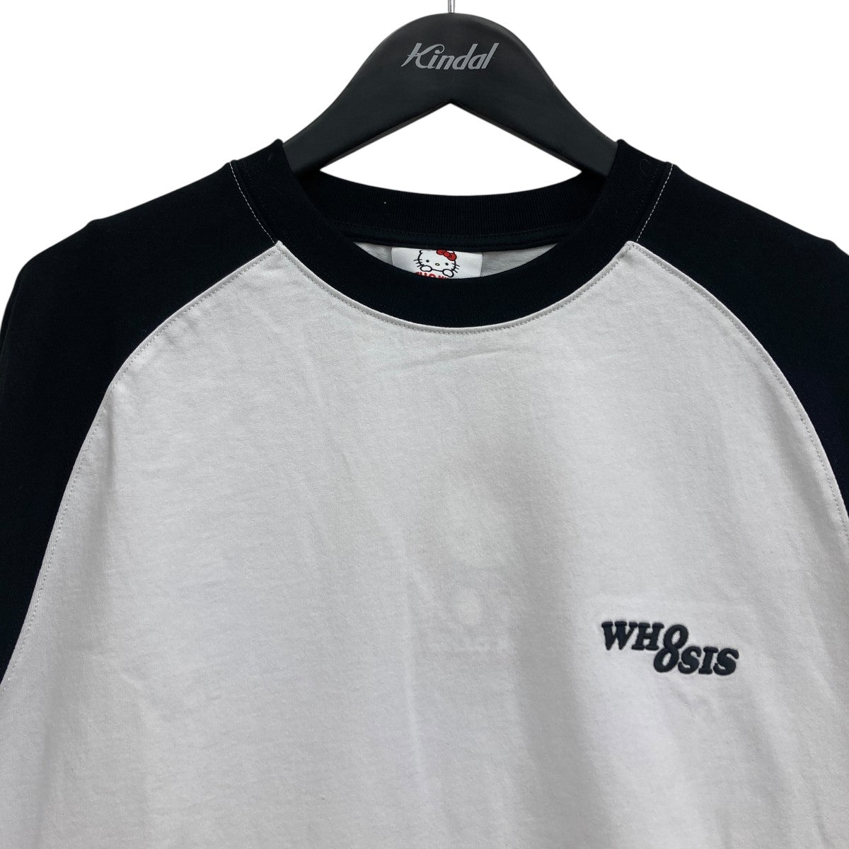 WHO OSIS×HELLO KITTY ラグラン長袖Tシャツ 古着・中古-3枚目のアイテム画像