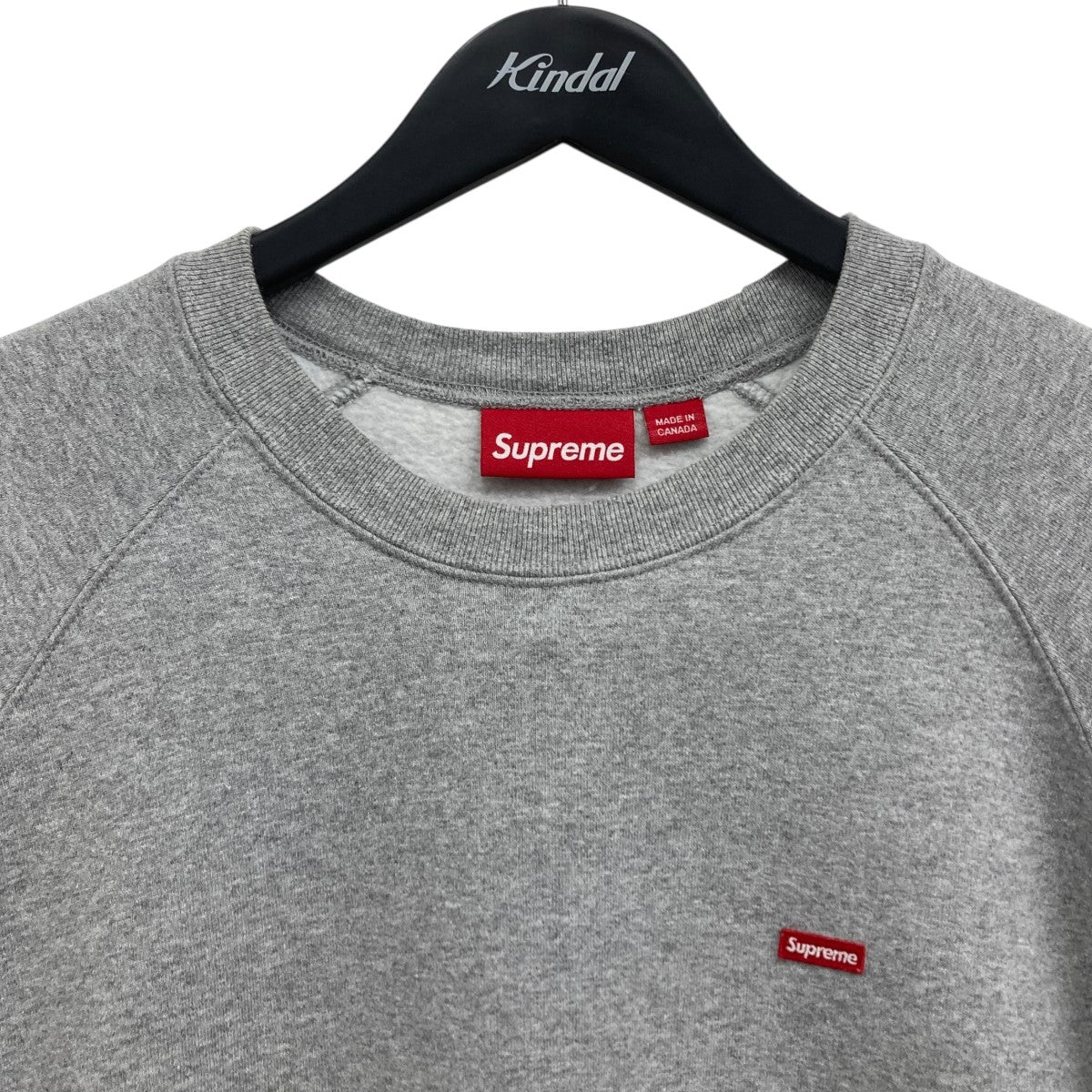 [美品]Supreme シュプリーム スウェット 杢グレー Mサイズ シュプリーム Supreme スウェット グレー メンズ レディース