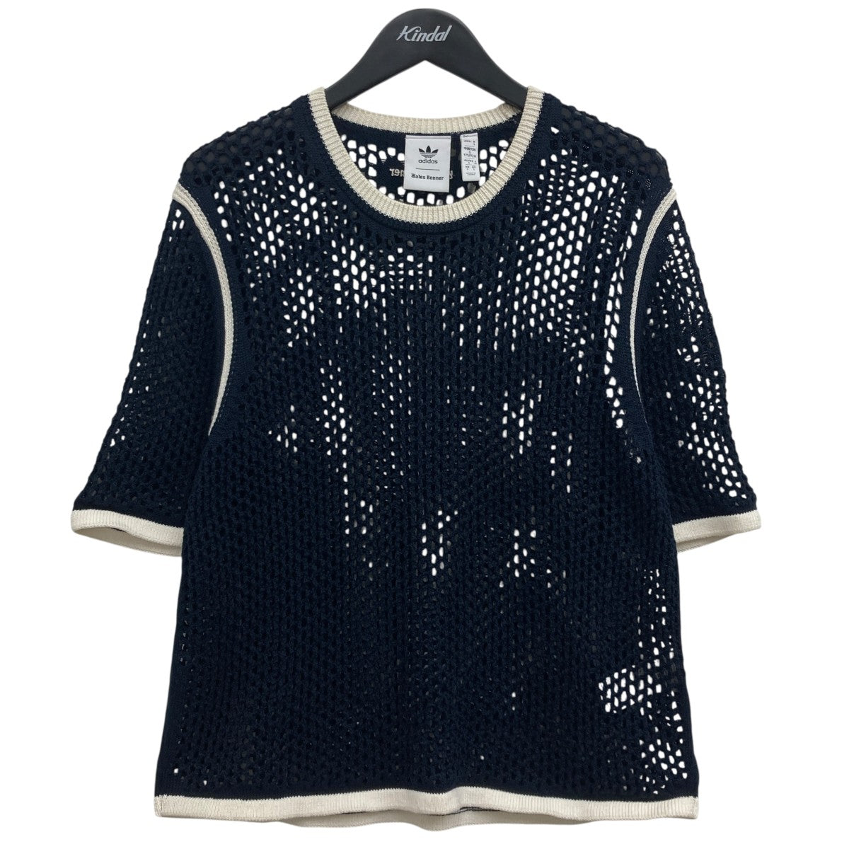 美品　24ss wales bonner Coda　シャツ　ジャケット　紺 adidas - 新品 Sサイズ WALES BONNER adidasトラックトップ 80s