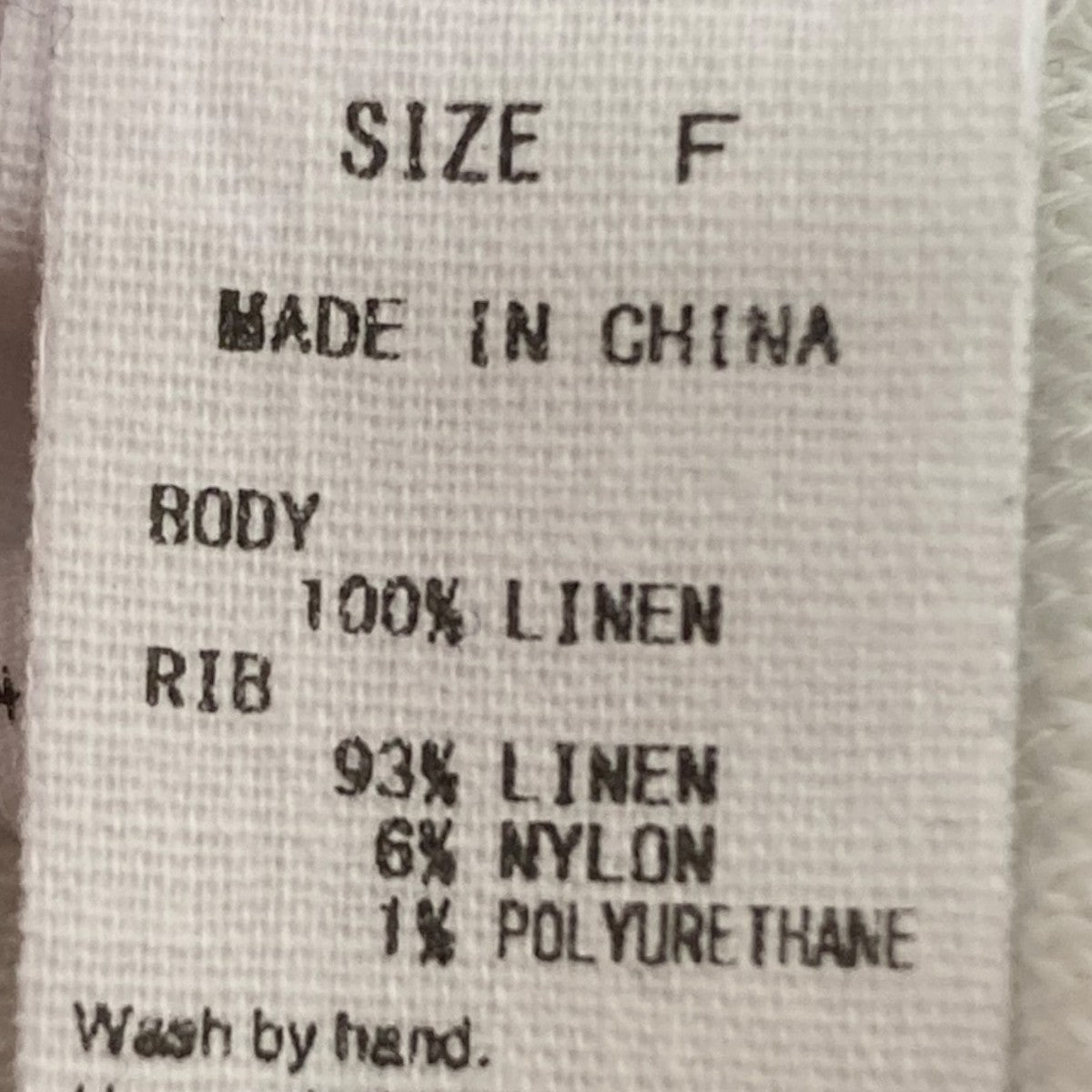 yo biotope Halter Neck Linen Topホルターネックリネンブラウス 古着・中古-4枚目のアイテム画像