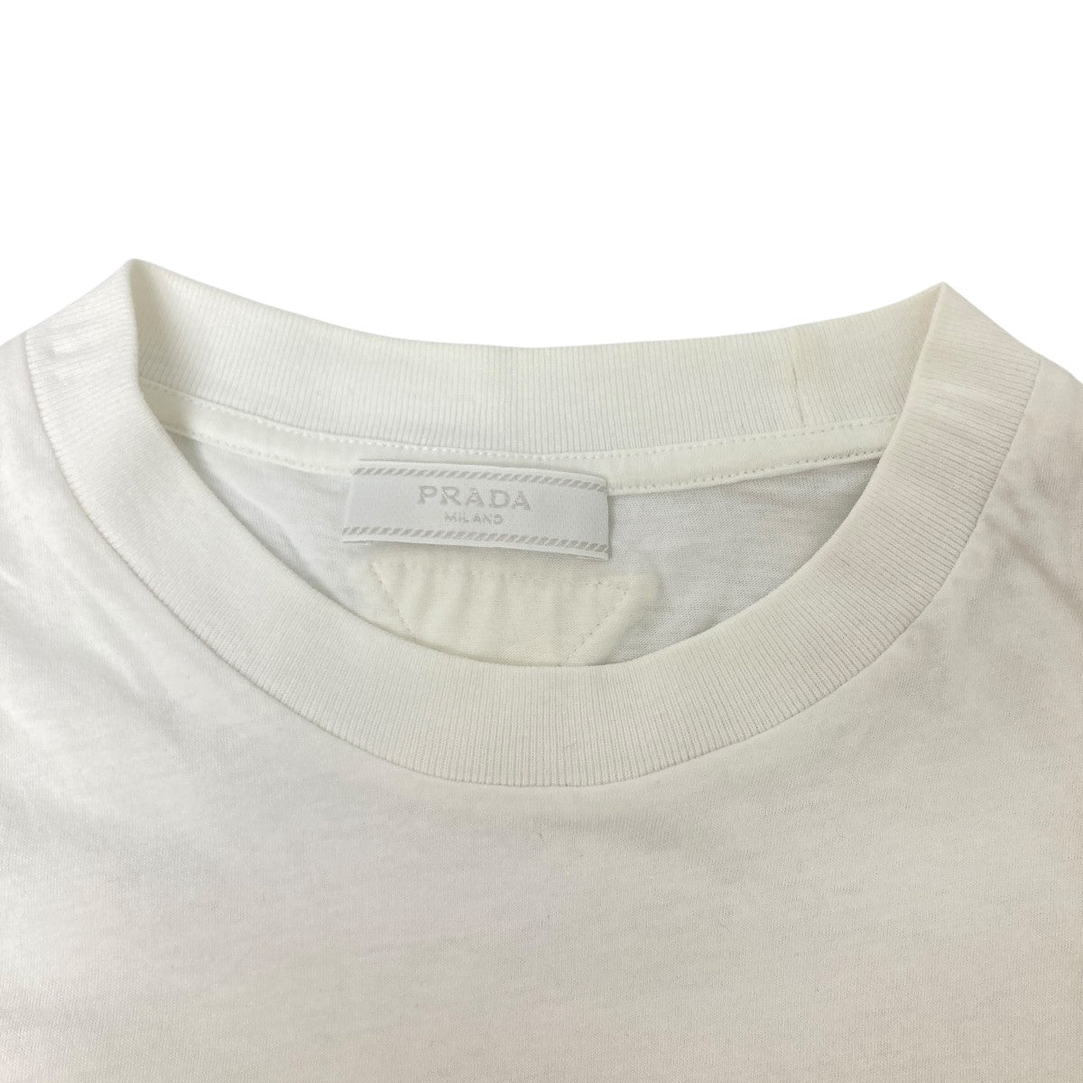 PRADA(プラダ) 半袖Tシャツ UJM886 ホワイト サイズ XS｜【公式