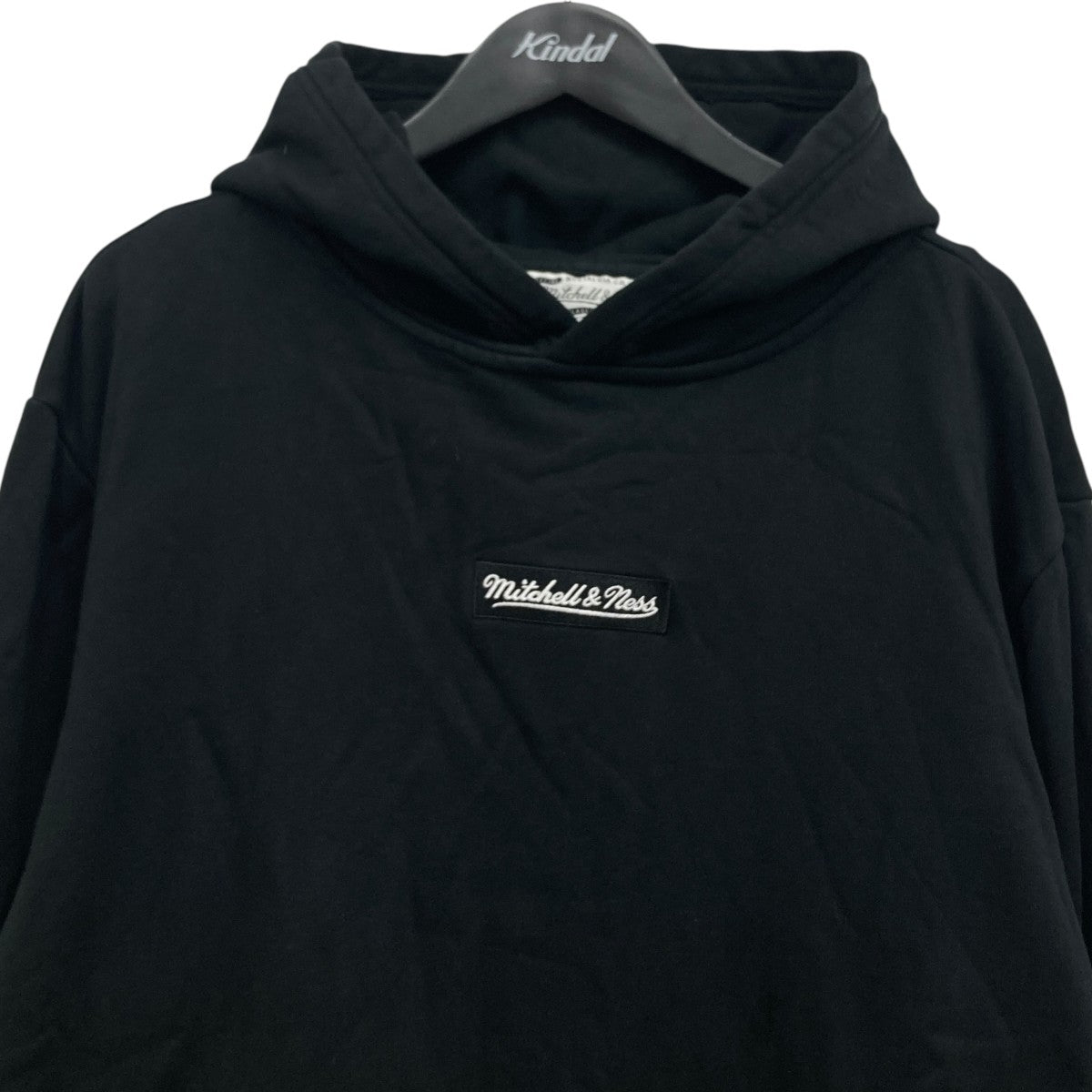 未使用/極美品★ オーディアミューズ ビッグリボンパーカー ブラック 38 MITCHELL ＆ NESS(ミッチェルネス) プルオーバーパーカー