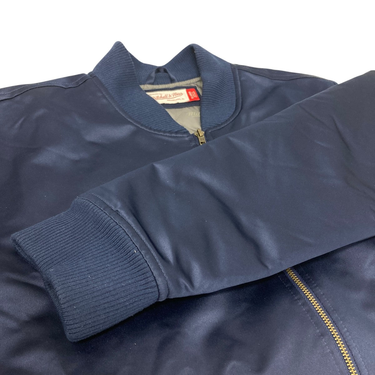 MITCHELL ＆ NESS(ミッチェルネス) ボンバージャケット ネイビー